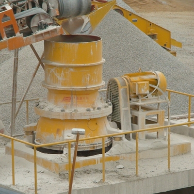 Esmagamento hidráulico da rocha do controle do PLC do triturador do cone do único cilindro