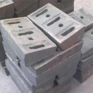 Peças sobressalentes para trituradores de impacto Peças sobressalentes para trituradores de pedra de placa de impacto Peças sobressalentes para trituradores de pedra